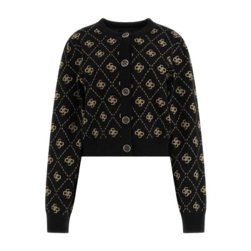 Guess Svart Dam Textiljacka Black, Dam