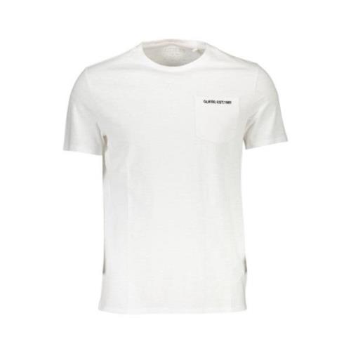 Guess Broderad Vit T-shirt White, Herr