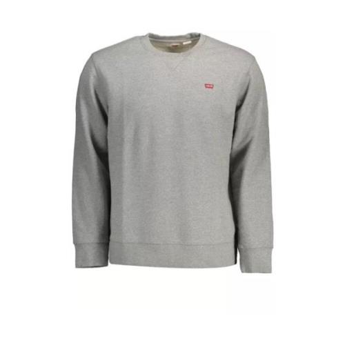 Levi's Gr Logo Sweatshirt Klassisk Stil Gray, Herr