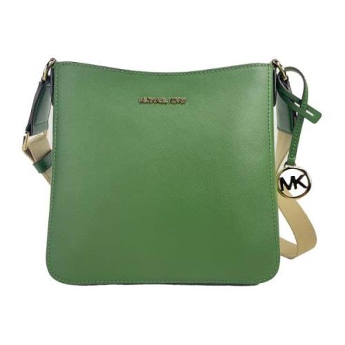 Michael Kors Jet Set Liten Messenger Väska Grön Green, Dam