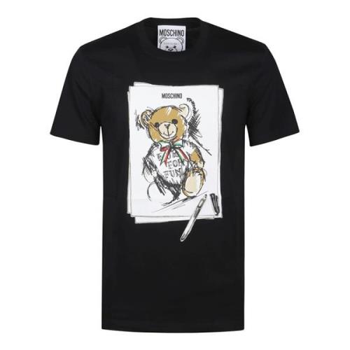 Moschino Söt Björntryck T-shirt Black, Herr