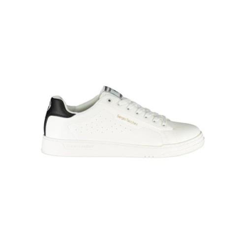 Sergio Tacchini Stiliga vita sneakers med kontrastdetaljer White, Herr