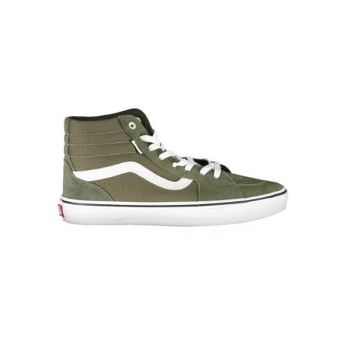 Vans Grön Polyester Sneaker med Snören Green, Herr