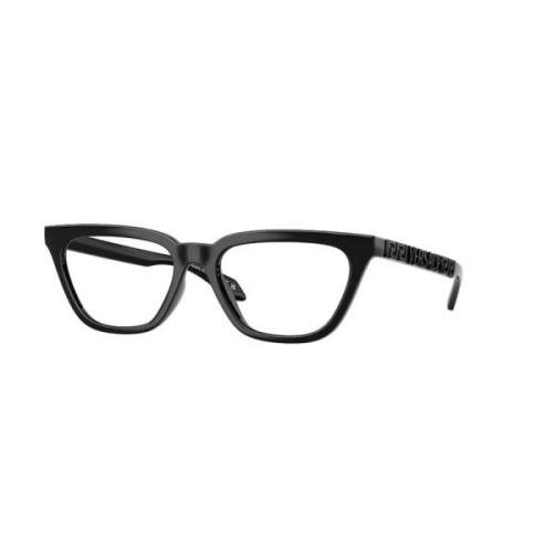 Versace Stiligt Svart Glasögonbåge Black, Unisex