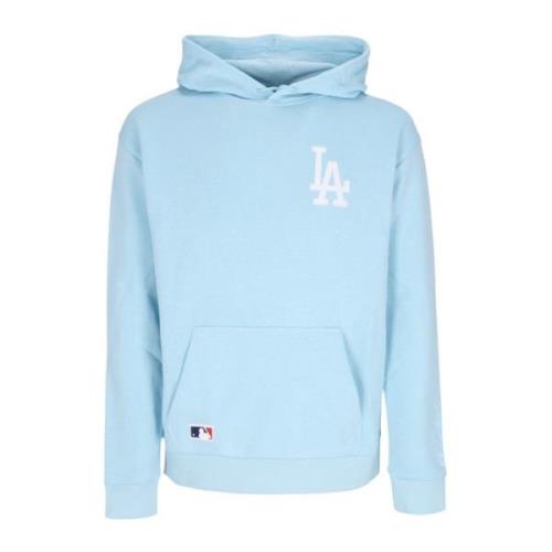 New Era Dodgers Lättvikts Hoodie Blå/Vit Blue, Herr