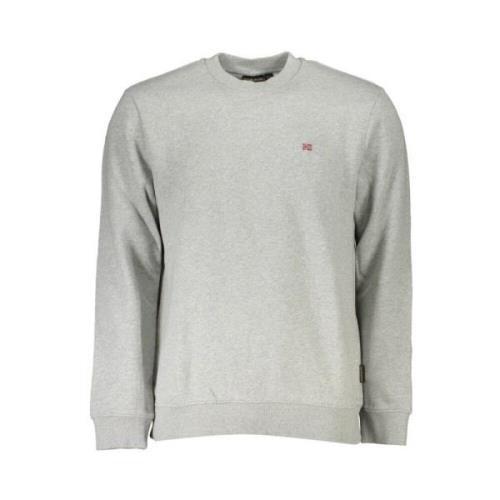 Napapijri Crewneck Sweater Gray, Herr