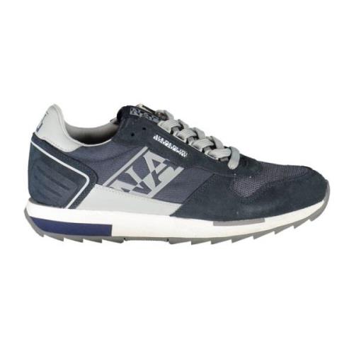 Napapijri Bl Lace-Up Sneakers med Logodetalj Blue, Herr