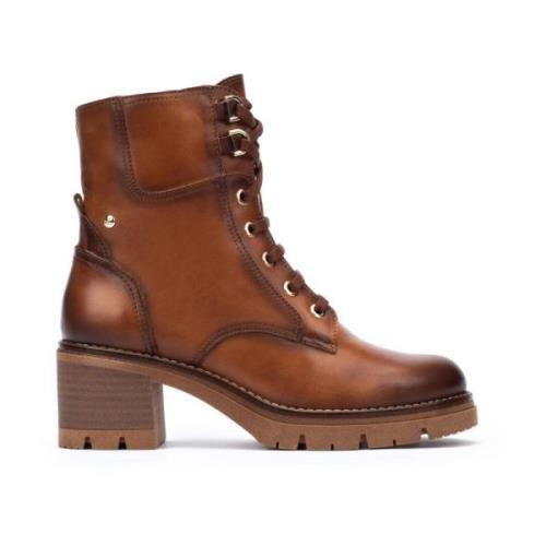 Pikolinos Bruna Läder Ankelboots - Soria Brown, Dam