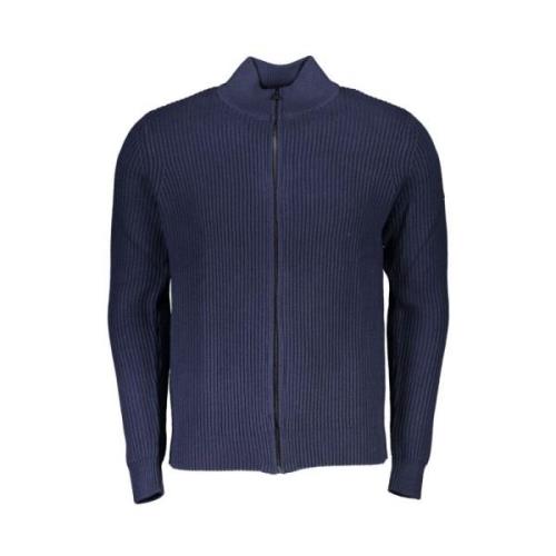 North Sails Blå Zip-Up Kofta Blue, Herr