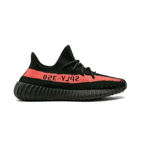 Yeezy Core Red Black Sneakers Black, Herr