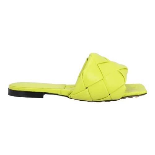 Bottega Veneta Laeder lgskor Yellow, Dam