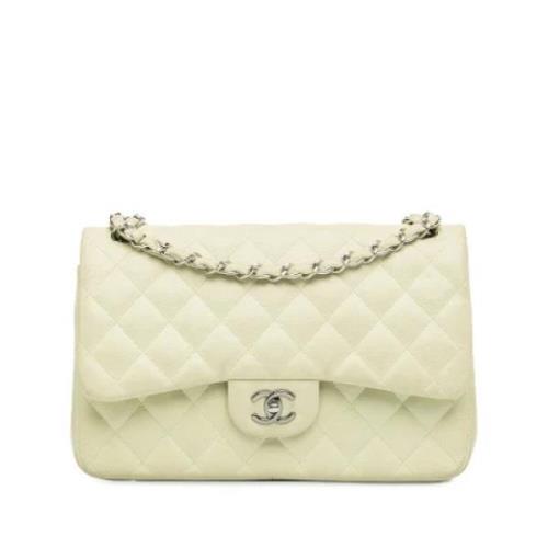 Chanel Vintage Pre-owned Laeder axelremsvskor White, Dam