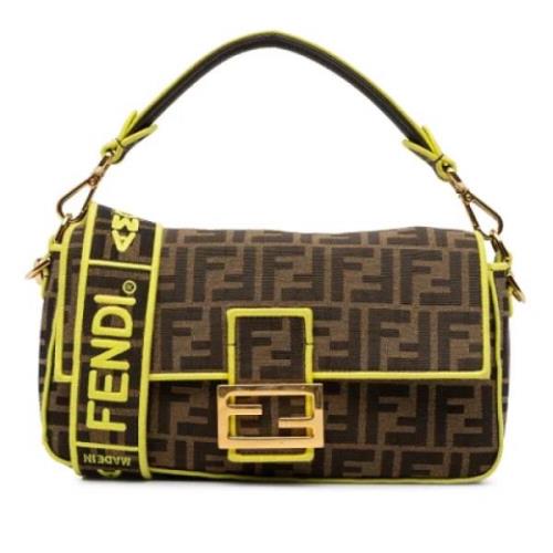 Fendi Vintage Pre-owned Canvas fendi-vskor Brown, Dam