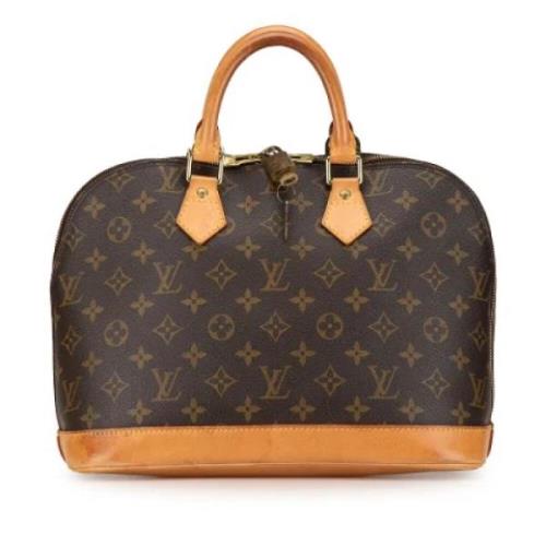 Louis Vuitton Vintage Pre-owned Canvas handvskor Brown, Dam