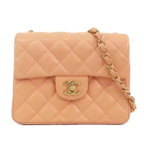 Chanel Vintage Pre-owned Laeder axelremsvskor Pink, Dam