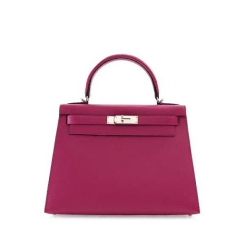 Hermès Vintage Pre-owned Laeder handvskor Purple, Dam