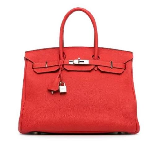 Hermès Vintage Pre-owned Laeder handvskor Red, Dam