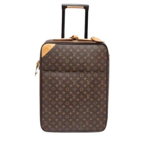 Louis Vuitton Vintage Pre-owned Laeder resvskor Brown, Dam