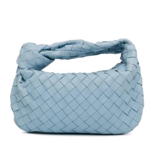 Bottega Veneta Vintage Pre-owned Laeder handvskor Blue, Dam