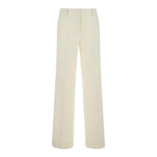 P.a.r.o.s.h. Vita Byxor Pantalone White, Dam