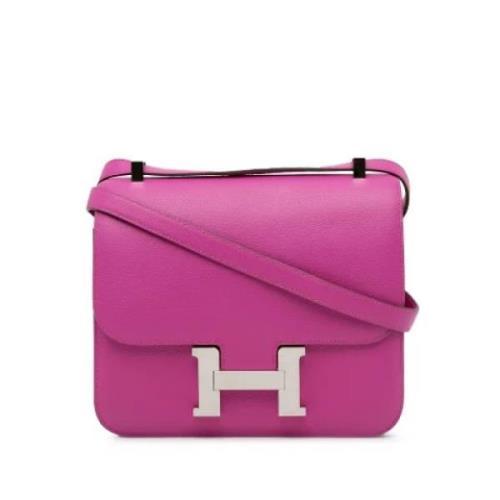 Hermès Vintage Pre-owned Laeder crossbodyvskor Pink, Dam