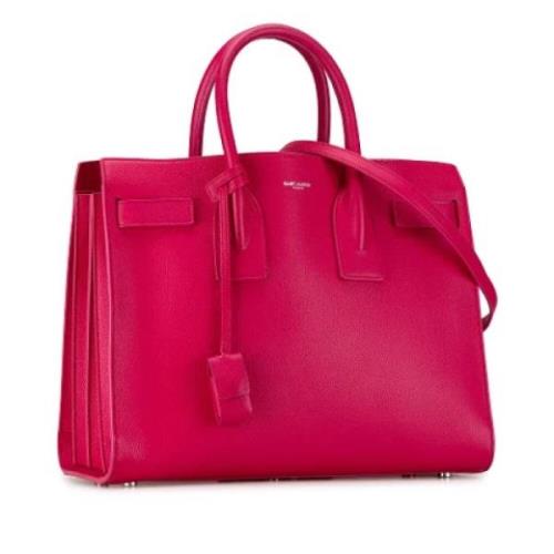 Yves Saint Laurent Vintage Pre-owned Laeder handvskor Pink, Dam