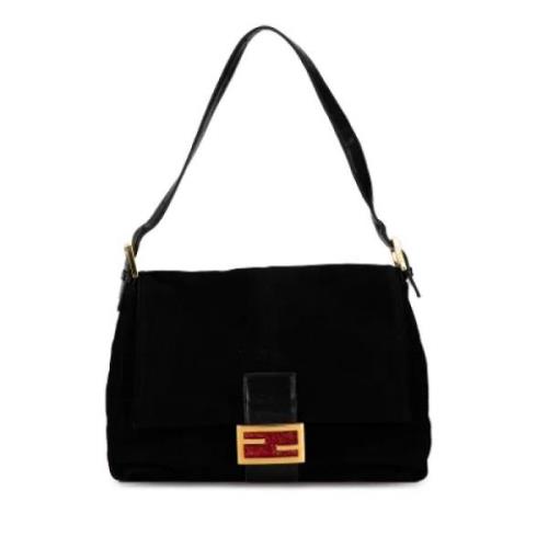 Fendi Vintage Pre-owned Mocka fendi-vskor Black, Dam