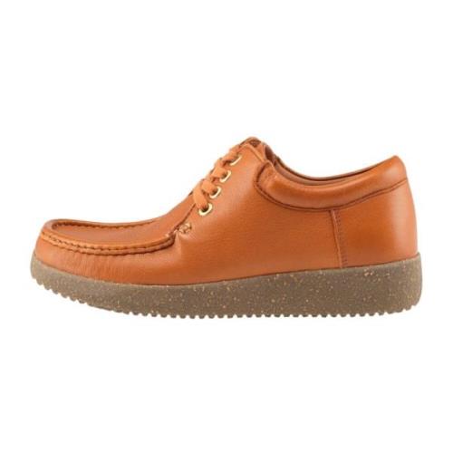 Nature Footwear Anna Eco Läderskor Chestnut Brown, Dam