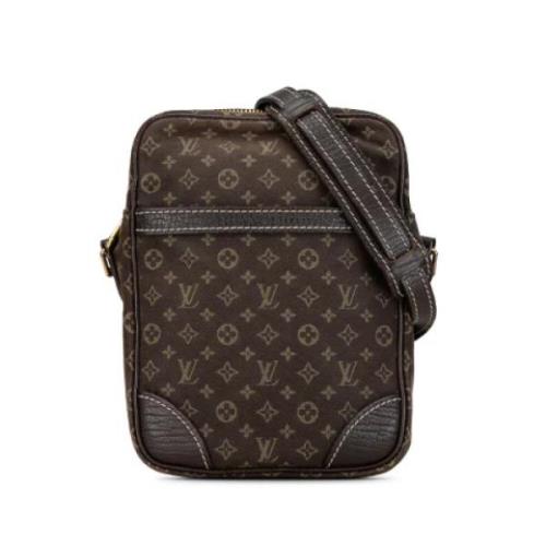 Louis Vuitton Vintage Pre-owned Canvas crossbodyvskor Brown, Dam