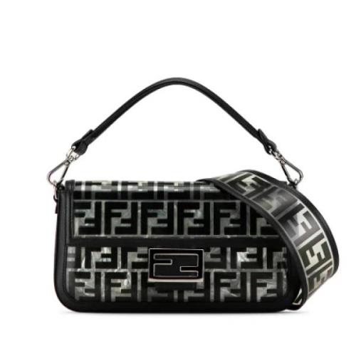 Fendi Vintage Pre-owned Plast fendi-vskor Black, Dam