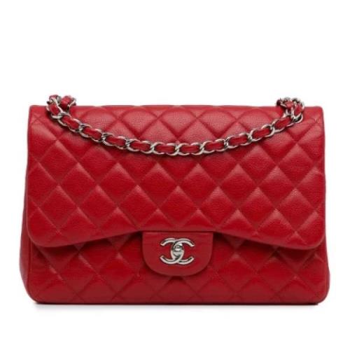 Chanel Vintage Pre-owned Laeder chanel-vskor Red, Dam