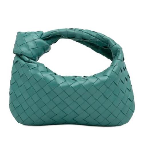 Bottega Veneta Vintage Pre-owned Laeder handvskor Blue, Dam