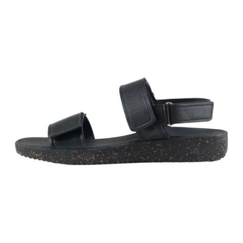 Nature Footwear Karen Sandal Eco Läder Svart Black, Dam