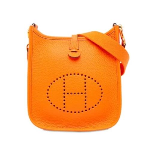 Hermès Vintage Pre-owned Laeder crossbodyvskor Orange, Dam