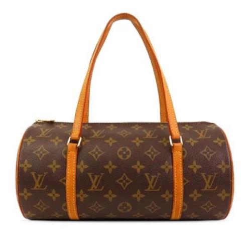 Louis Vuitton Vintage Pre-owned Canvas handvskor Brown, Dam