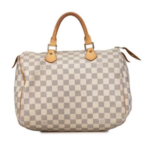 Louis Vuitton Vintage Pre-owned Canvas louis-vuitton-vskor White, Dam