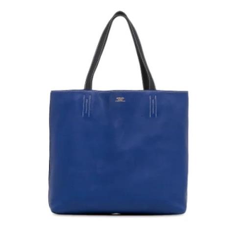 Hermès Vintage Pre-owned Laeder totevskor Blue, Dam