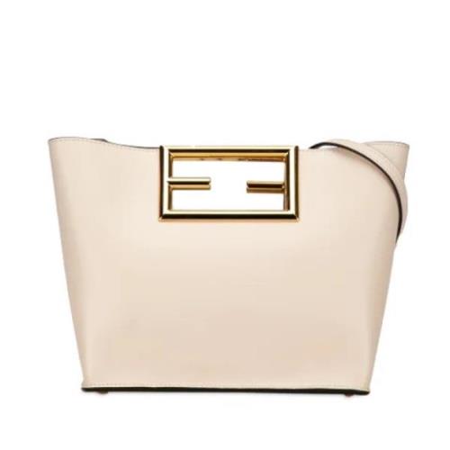 Fendi Vintage Pre-owned Laeder fendi-vskor Beige, Dam