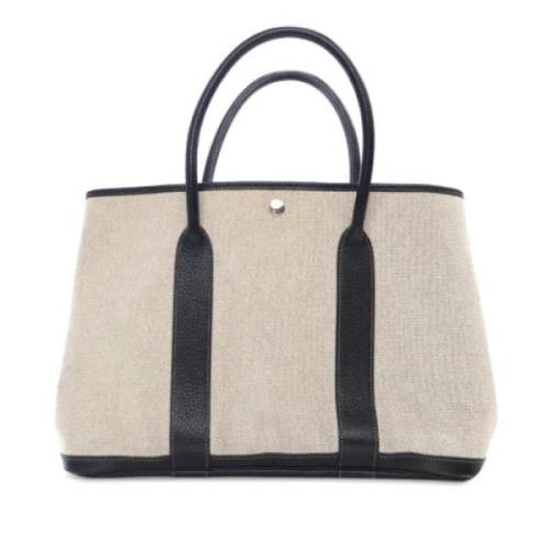 Hermès Vintage Pre-owned Canvas totevskor Beige, Dam