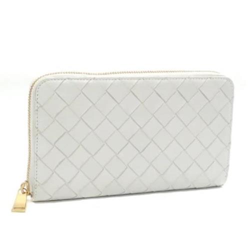 Bottega Veneta Vintage Pre-owned Laeder plnbcker White, Dam