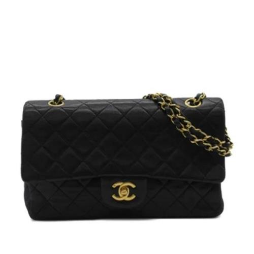 Chanel Vintage Pre-owned Laeder axelremsvskor Black, Dam