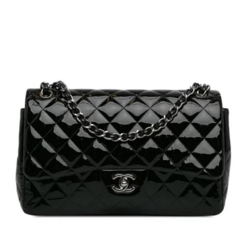 Chanel Vintage Pre-owned Laeder axelremsvskor Black, Dam