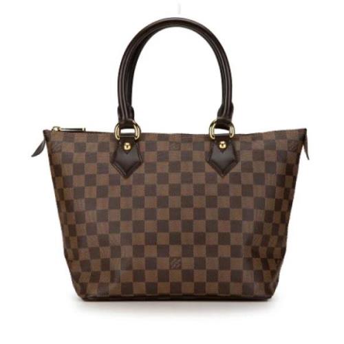 Louis Vuitton Vintage Pre-owned Canvas handvskor Brown, Dam