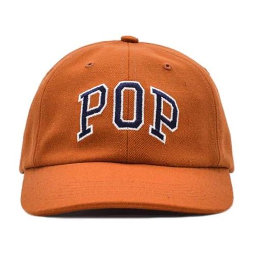 Pop Trading Company Arch Sixpanel Hat Orange, Unisex