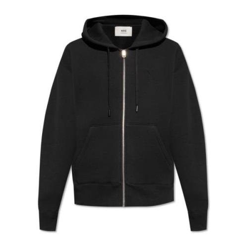 Ami Paris Sweatshirt med Logo Black, Herr