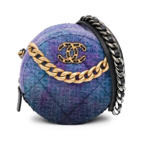 Chanel Vintage Pre-owned Tyg chanel-vskor Purple, Dam