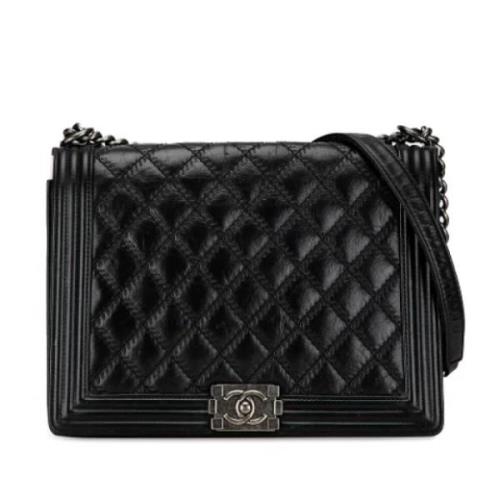 Chanel Vintage Pre-owned Laeder chanel-vskor Black, Dam