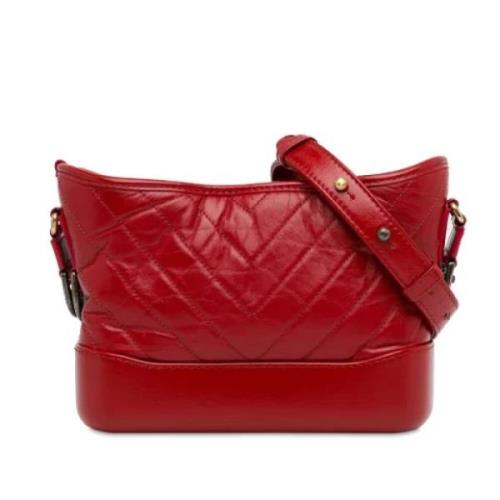 Chanel Vintage Pre-owned Laeder crossbodyvskor Red, Dam