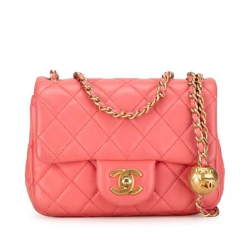 Chanel Vintage Pre-owned Laeder crossbodyvskor Pink, Dam