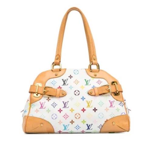 Louis Vuitton Vintage Pre-owned Canvas louis-vuitton-vskor White, Dam